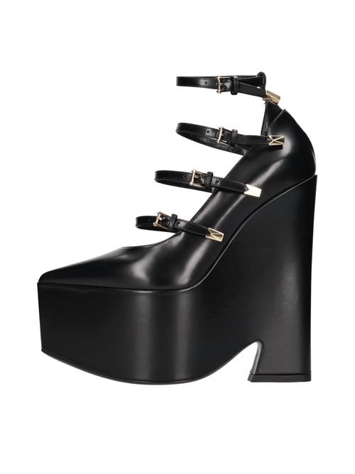 Décolleté in pelle VERSACE | 1009469 DVT51 1B00VNERO